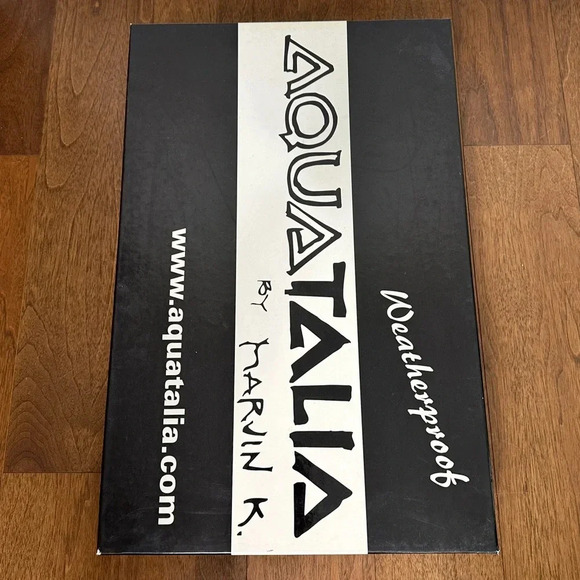 Aqua Italia Knee-High Waterproof Fur Lined Boots Sz. 11 - Picture 8 of 9